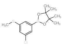 2-(3-Chloro-5-(methylthio)phenyl)-4,4,5,5-tetramethyl-1,3,2-dioxaborolane picture