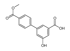 3-hydroxy-5-(4-methoxycarbonylphenyl)benzoic acid结构式