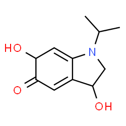 5H-Indol-5-one,1,2,3,6-tetrahydro-3,6-dihydroxy-1-(1-methylethyl)-(9CI)结构式