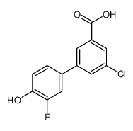 3-chloro-5-(3-fluoro-4-hydroxyphenyl)benzoic acid结构式