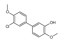 5-(3-chloro-4-methoxyphenyl)-2-methoxyphenol Structure