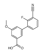 3-(3-cyano-2-fluorophenyl)-5-methoxybenzoic acid结构式
