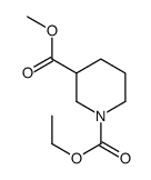 1-O-ethyl 3-O-methyl piperidine-1,3-dicarboxylate Structure