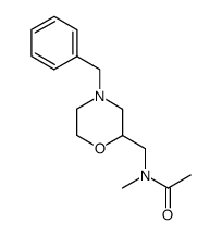 2-((N-acetyl-N-methylamino)methyl)-4-benzylmorpholine结构式