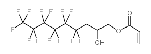 3-perfluorohexyl-2-hydroxypropyl acrylate Structure