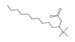 1-nitro-2-(trimethylsilyl)dodecane结构式