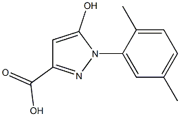 1-(2,5-dimethylphenyl)-5-hydroxy-1H-pyrazole-3-carboxylic acid Structure