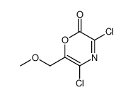 2H-1,4-Oxazin-2-one,3,5-dichloro-6-(methoxymethyl)- picture