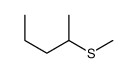 2-methylsulfanylpentane Structure