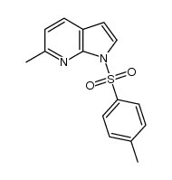 6-methyl-1-tosyl-1H-pyrrolo[2,3-b]pyridine structure