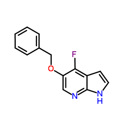 5-(Benzyloxy)-4-fluoro-1H-pyrrolo[2,3-b]pyridine Structure