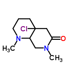 2-Chloro-N-methyl-N-[(1-methyl-2-piperidinyl)methyl]acetamide结构式