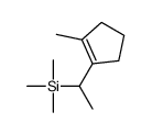 trimethyl-[1-(2-methylcyclopenten-1-yl)ethyl]silane Structure