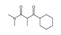 2-cyclohexylcarbonyl-N,N-dimethylpropionamide结构式