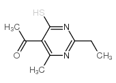 1-(2-乙基-4-疏基-6-甲基嘧啶-5-基)乙酮结构式