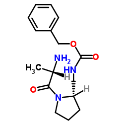 Benzyl {[(2S)-1-alanyl-2-pyrrolidinyl]methyl}carbamate结构式