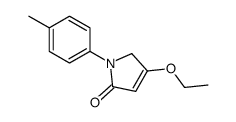 2H-Pyrrol-2-one,4-ethoxy-1,5-dihydro-1-(4-methylphenyl)-(9CI) Structure