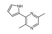 Pyrazine, 2,5-dimethyl-3-(1H-pyrrol-2-yl)- (9CI) structure