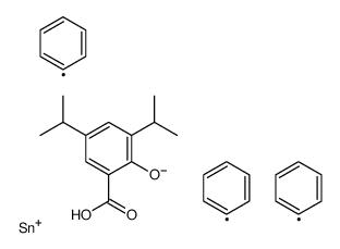 triphenyltin 3,5-diisopropylsalicylate structure