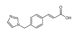 3-[4-(imidazol-1-ylmethyl)phenyl]prop-2-enoic acid图片