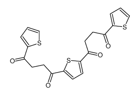 1-[5-(4-oxo-4-thiophen-2-ylbutanoyl)thiophen-2-yl]-4-thiophen-2-ylbutane-1,4-dione Structure