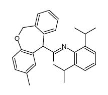 N-[2,6-di(propan-2-yl)phenyl]-2-methyl-6,11-dihydrobenzo[c][1]benzoxepine-11-carboxamide结构式