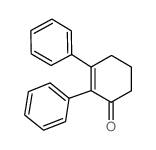 2,3-diphenylcyclohex-2-en-1-one (en)2-Cyclohexen-1-one, 2,3-diphenyl- (en)结构式