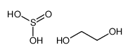 ethane-1,2-diol,sulfurous acid Structure