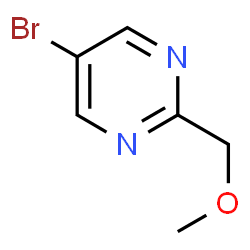 5-Bromo-2-(methoxymethyl)pyrimidine structure
