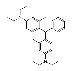 Phenylbis[2-methyl-4-(diethylamino)phenyl]methane Structure