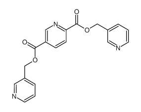 Pyridine-2,5-dicarboxylic acid dipyridin-3-ylmethyl ester Structure