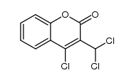 4-chloro-3-(dichloromethyl)coumarin结构式