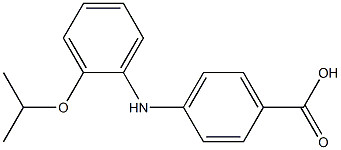 4-{[2-(propan-2-yloxy)phenyl]amino}benzoic acid Structure