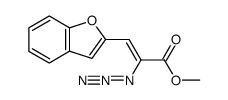 methyl 2-azido-3-(2-benzo(b)furyl)propenoate结构式