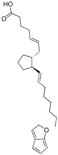 2H-Cyclopenta[b]furan, prosta-5,13-dien-1-oic acid deriv. Structure