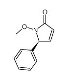 (S)-1-methoxy-5-phenyl-1,5-dihydro-2H-pyrrol-2-one结构式