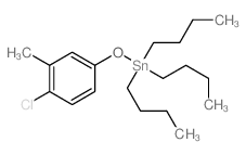 4-chloro-3-methyl-phenol; tributyltin结构式