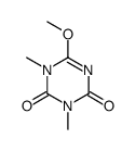 6-methoxy-1,3-dimethyl-1,3,5-triazine-2,4-dione结构式