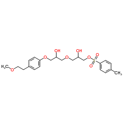 3-[2-Hydroxy-3-[4-(2-Methoxyethyl)phenoxy]propoxy]-1,2-propanediol 1-(4-Methylbenzenesulfonate) structure