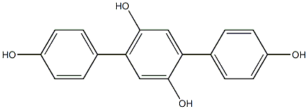 [1,1':4',1''-terphenyl]-2',4,4'',5'-tetraol结构式