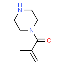 Piperazine,1-(2-methyl-1-oxo-2-propenyl)- (9CI) Structure