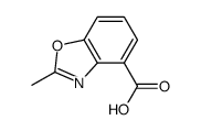 2-methyl-benzooxazole-4-carboxylic acid Structure