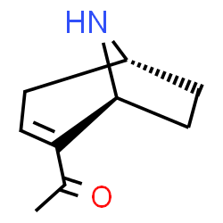 Ethanone, 1-(8-azabicyclo[3.2.1]oct-2-en-2-yl)-, (1S)- (9CI) structure