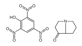2,3,5,6,7,8-hexahydropyrrolizin-1-one,2,4,6-trinitrophenol结构式
