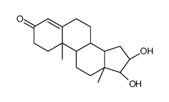 16-BETA-HYDROXYTESTOSTERONE结构式