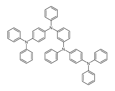 1-N,3-N-diphenyl-1-N,3-N-bis[4-(N-phenylanilino)phenyl]benzene-1,3-diamine结构式