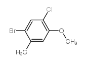 1-BROMO-5-CHLORO-4-METHOXY-2-METHYLBENZENE Structure