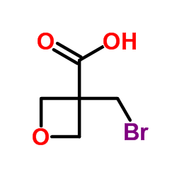 3-(Bromomethyl)Oxetane-3-Carboxylic Acid Structure