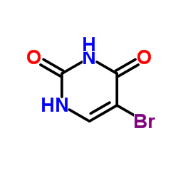 5-Bromo-2,4(1H,3H)-(2-13C,15N2)pyrimidinedione Structure