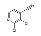 2,3-DICHLOROISONICOTINONITRILE structure